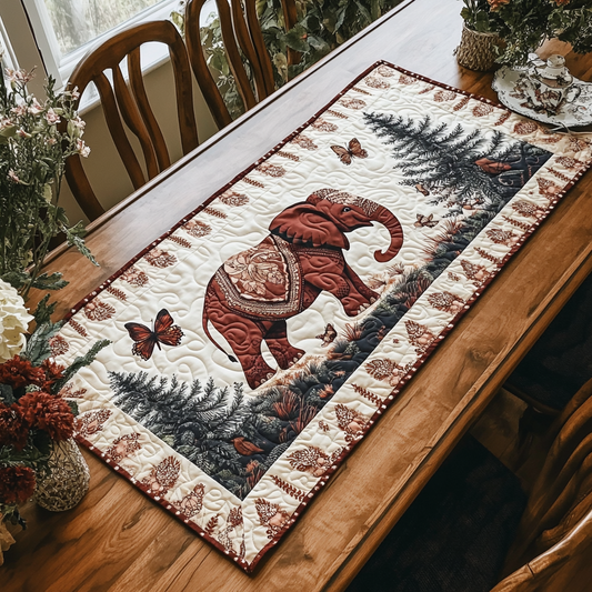 Elephant Glow Quilted Table Runner NCU0DK8823