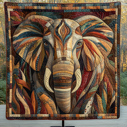 Elephant Oasis Quilted Blanket NCU0DK2119