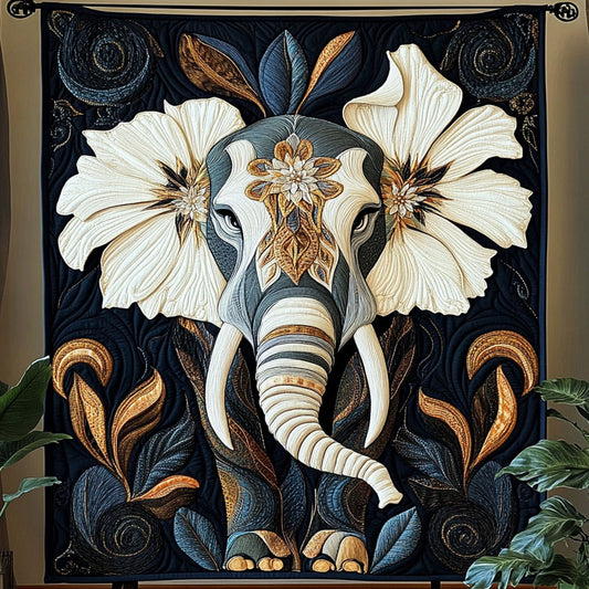Elephant Spirit Quilted Blanket NCU0PT7299