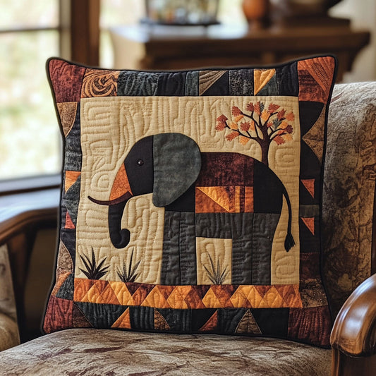 Elephant Tribe Quilted Pillow Case NCU0PT7582