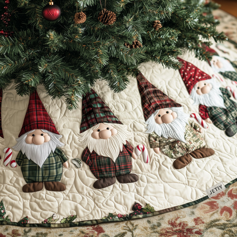 Festive Tree Christmas Quilted Tree Skirt GFTONL834