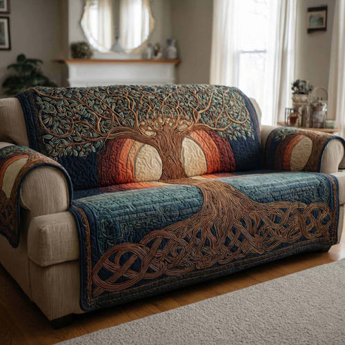 Ember Canopy Quilted Sofa Cover NCU0XD2374