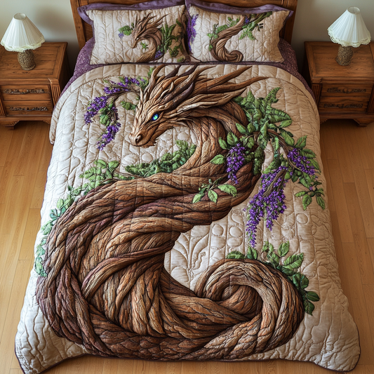 Ember Coil 3-Piece Quilted Bedding Set NCU0VH5914