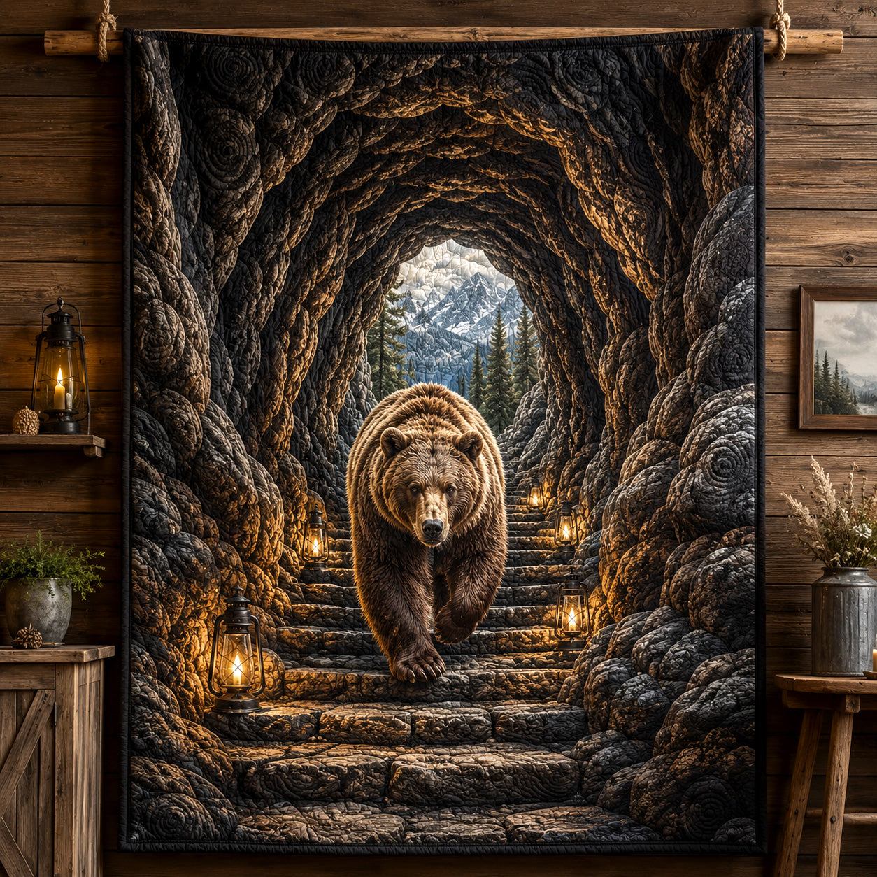 Ember Den Quilted Blanket NCU0TV1932