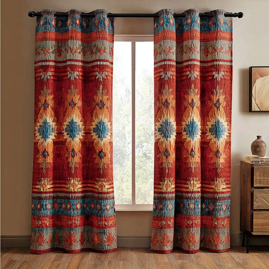 Ember Field Quilted Curtains NCU0DK11758