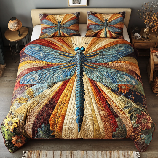 Ember Glide 3-Piece Quilted Bedding Set NCU0VH5837