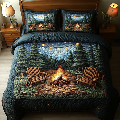 Ember Glow 3-Piece Quilted Bedding Set NCU0DK7028