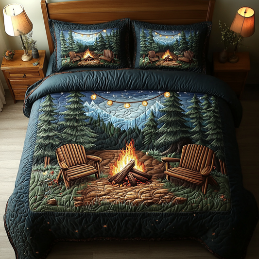 Ember Glow 3-Piece Quilted Bedding Set NCU0DK7028