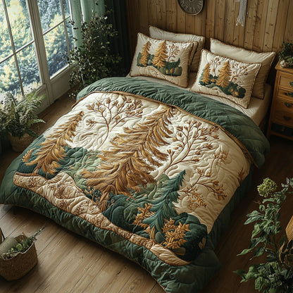 Ember Grove 3-Piece Quilted Bedding Set NCU0DV7033