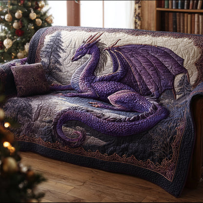 Ember Majesty Quilted Sofa Cover NCU0DV8498