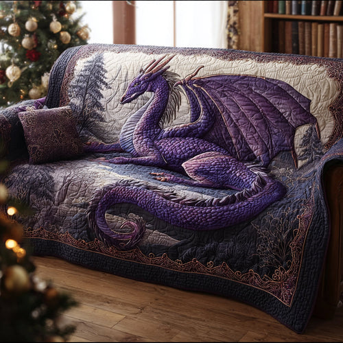 Ember Majesty Quilted Sofa Cover NCU0DV8498