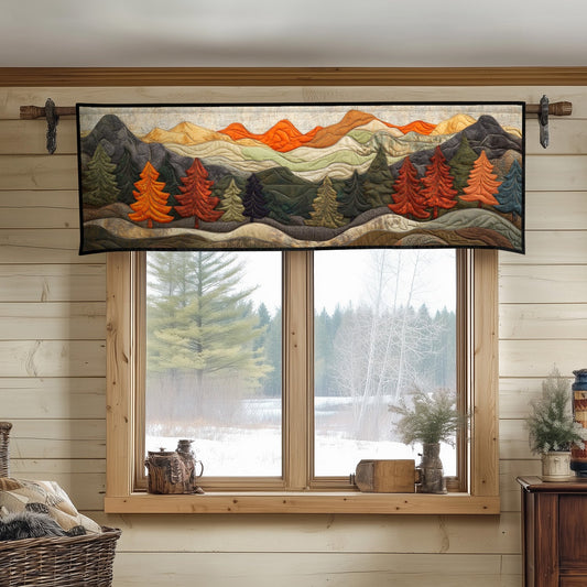 Ember Peaks Quilted Valance NCU0NT7168