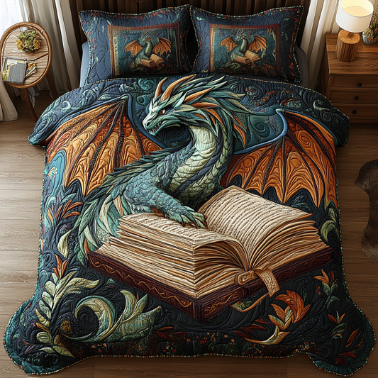 Ember Soul 3-Piece Quilted Bedding Set NCU0DK7279