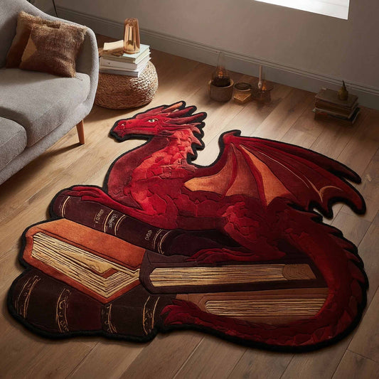 Ember Wyrm Custom Shape Area Rug NCU0XD2699
