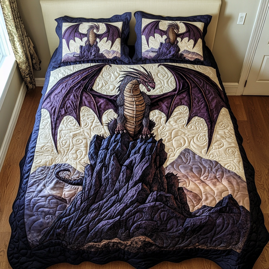 Emberstone 3-Piece Quilted Bedding Set NCU0DV1852
