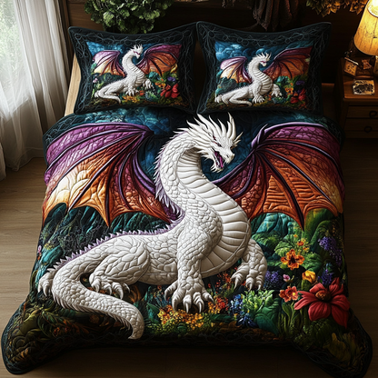 Emberwing 3-Piece Quilted Bedding Set NCU0DV3851