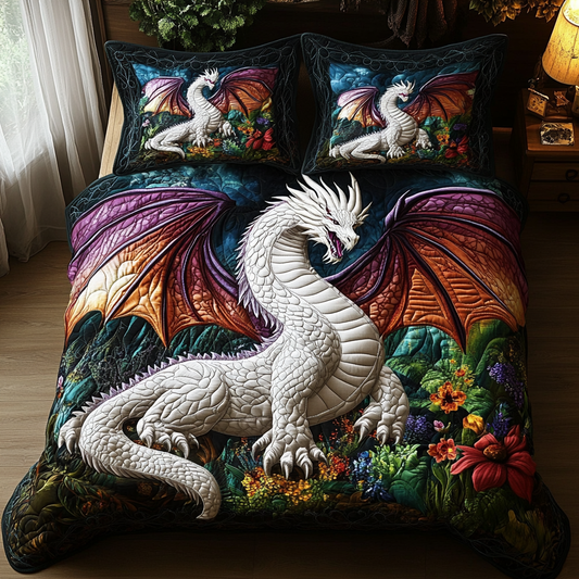Emberwing 3-Piece Quilted Bedding Set NCU0DV3851