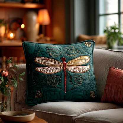 Emerald Flight Quilted Pillow Case NCU0TV1026