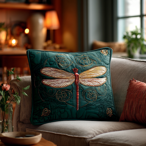 Emerald Flight Quilted Pillow Case NCU0TV1026
