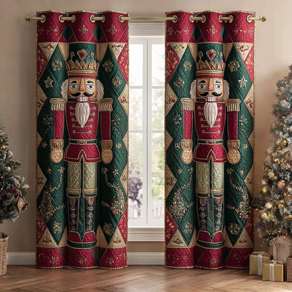 Emerald Brigade Quilted Curtains NCU0TV1299