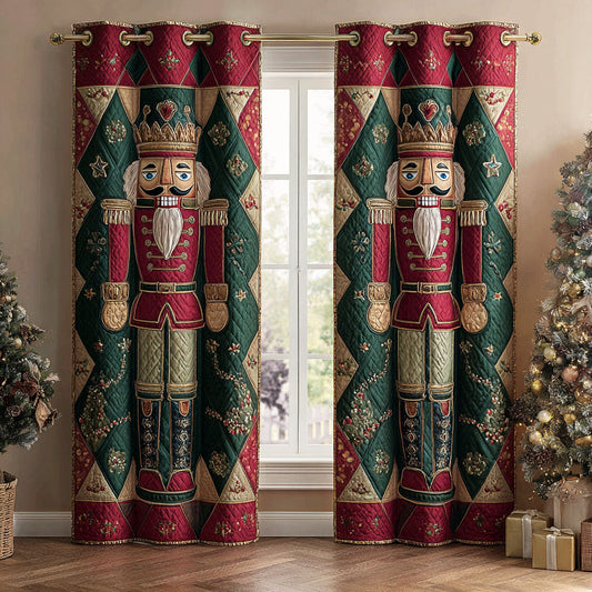 Emerald Brigade Quilted Curtains NCU0TV1299