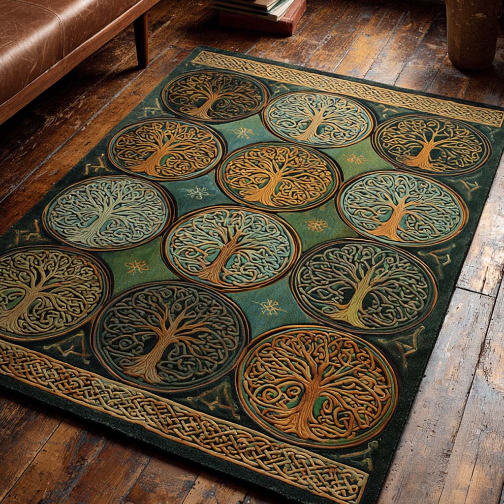 Emerald Circle Area Rug NCU0XD2223