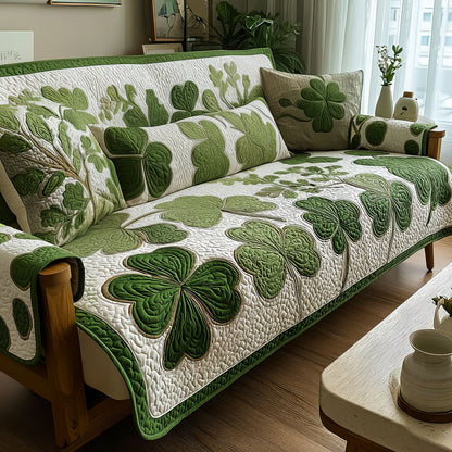 Emerald Comfort Quilted Sofa Cover NCU0PT11219