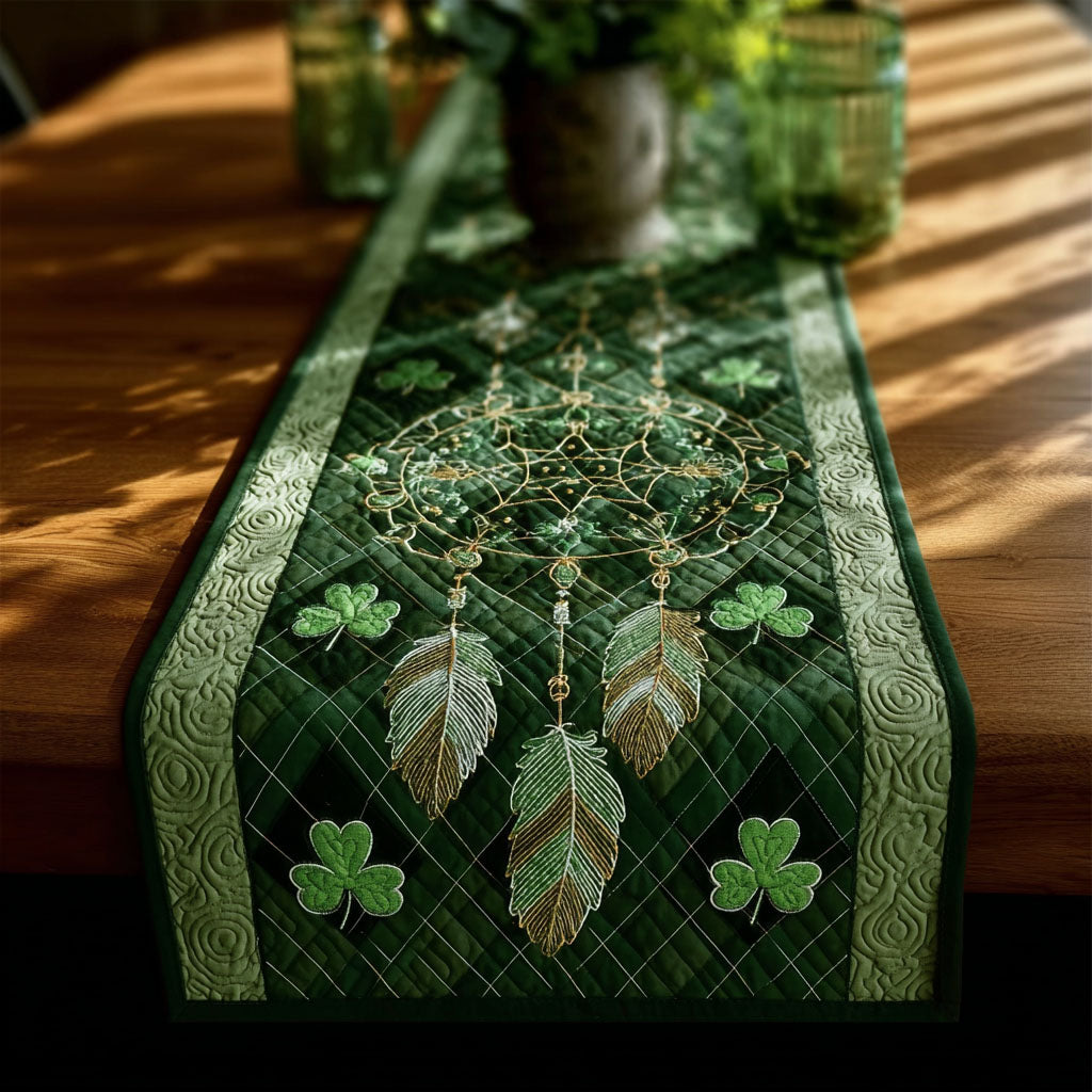 Emerald Dreamline Quilted Table Runner NCU0PT11272