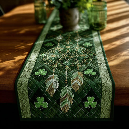 Emerald Dreamline Quilted Table Runner NCU0PT11272