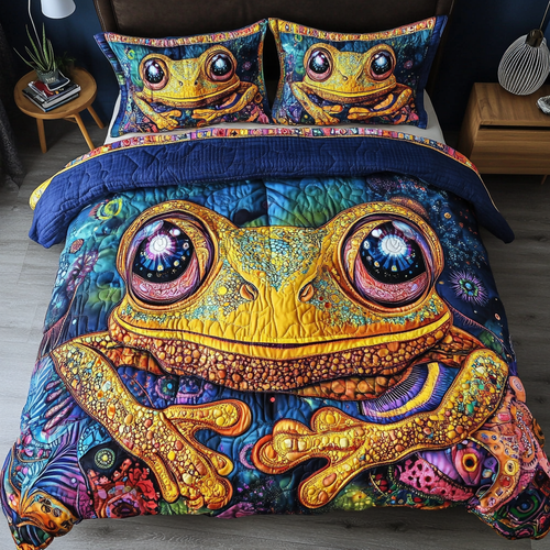 Emerald Hopper 3-Piece Quilted Bedding Set NCU0DK4795