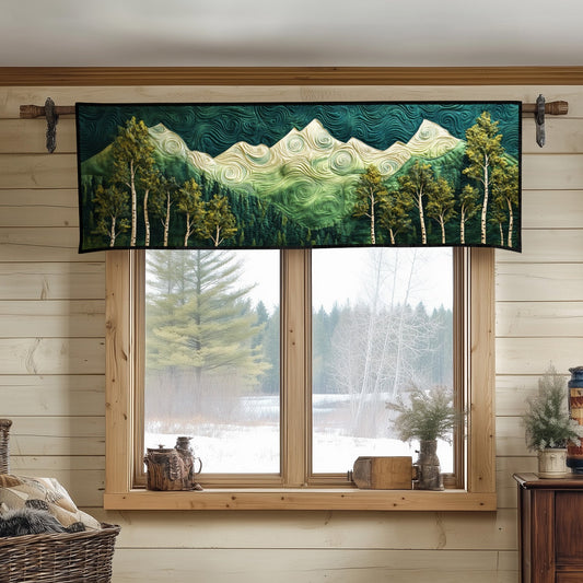 Emerald Peaks Quilted Valance NCU0NT7176