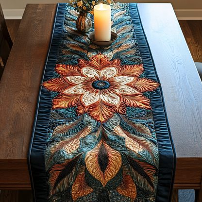 Emerald Radiance Quilted Table Runner NCU0VH2730