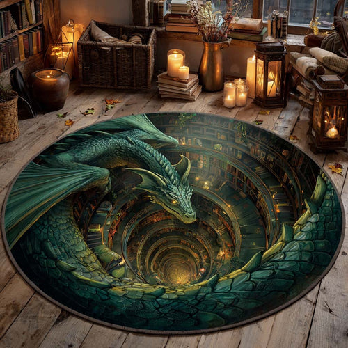 Emerald Spiral Round Carpet NCU0XD1353