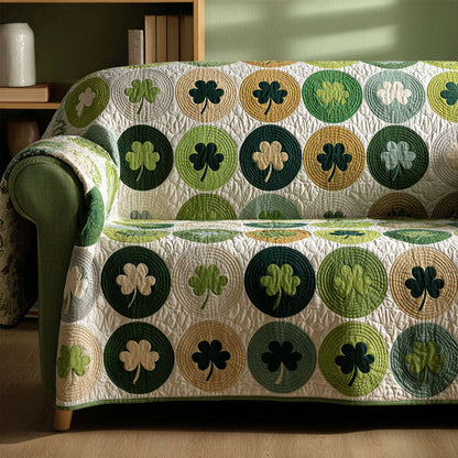 Emerald Spirit Quilted Sofa Cover NCU0NT12024