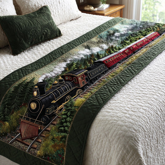 Emerald Steamline Quilted Bed Runner NCU0TV689