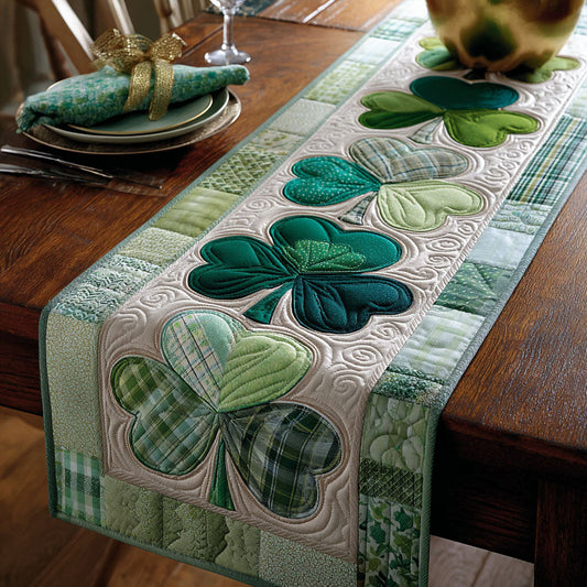 Emerald Table Quilted Table Runner NCU0NT12043