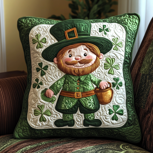 Emerald Touch Quilted Pillow Case NCU0VH2583