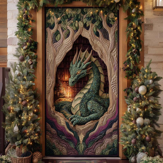 Emerald Watcher Quilted Door Cover NCU0XD1784