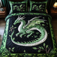 Emerald Wing 3-Piece Quilted Bedding Set NCU0NT7897
