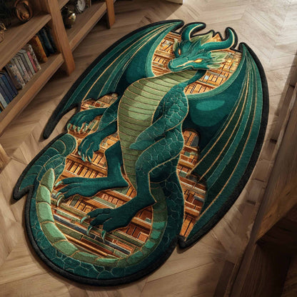 Emerald Wing Custom Shape Area Rug NCU0XD2708