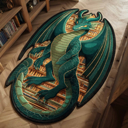 Emerald Wing Custom Shape Area Rug NCU0XD2708