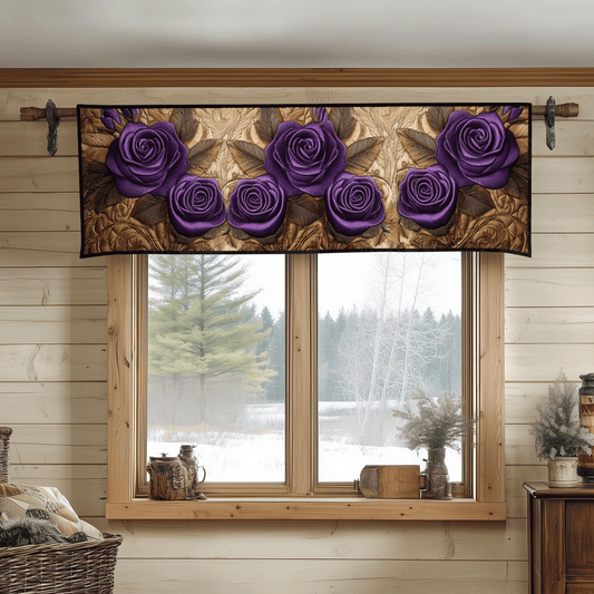 Enchanted Amethyst Quilted Valance NCU0DV3635