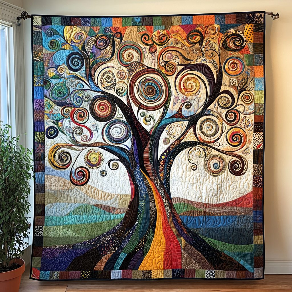 Enchanted Arbor Quilted Blanket NCU0VL900