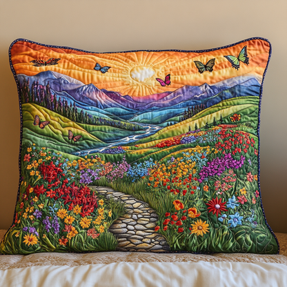 Enchanted Bloom Walk Quilted Bedding Pillow Case NCU0VL1272