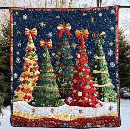 Enchanted Christmas Night Quilted Blanket NCU0NT1933