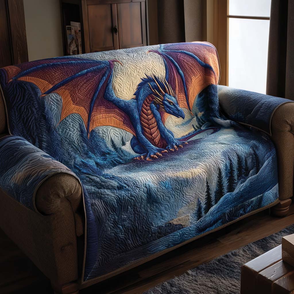 Enchanted Dragon Quilted Sofa Cover NCU0NT11177
