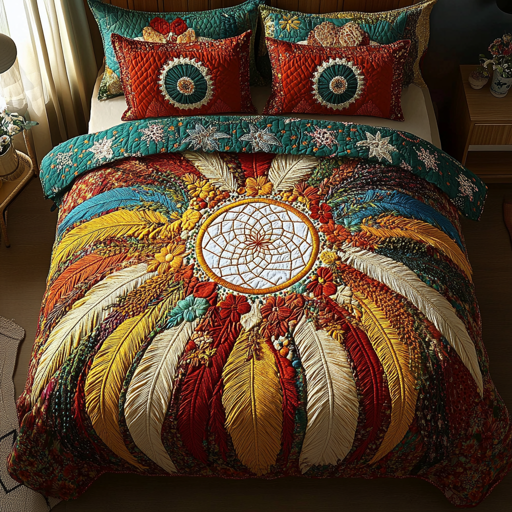 Enchanted Dreams 3-Piece Quilted Bedding Set NCU0DV3445