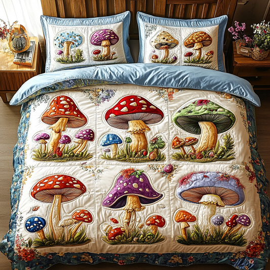 Enchanted Earth 3-Piece Quilted Bedding Set NCU0VL2469