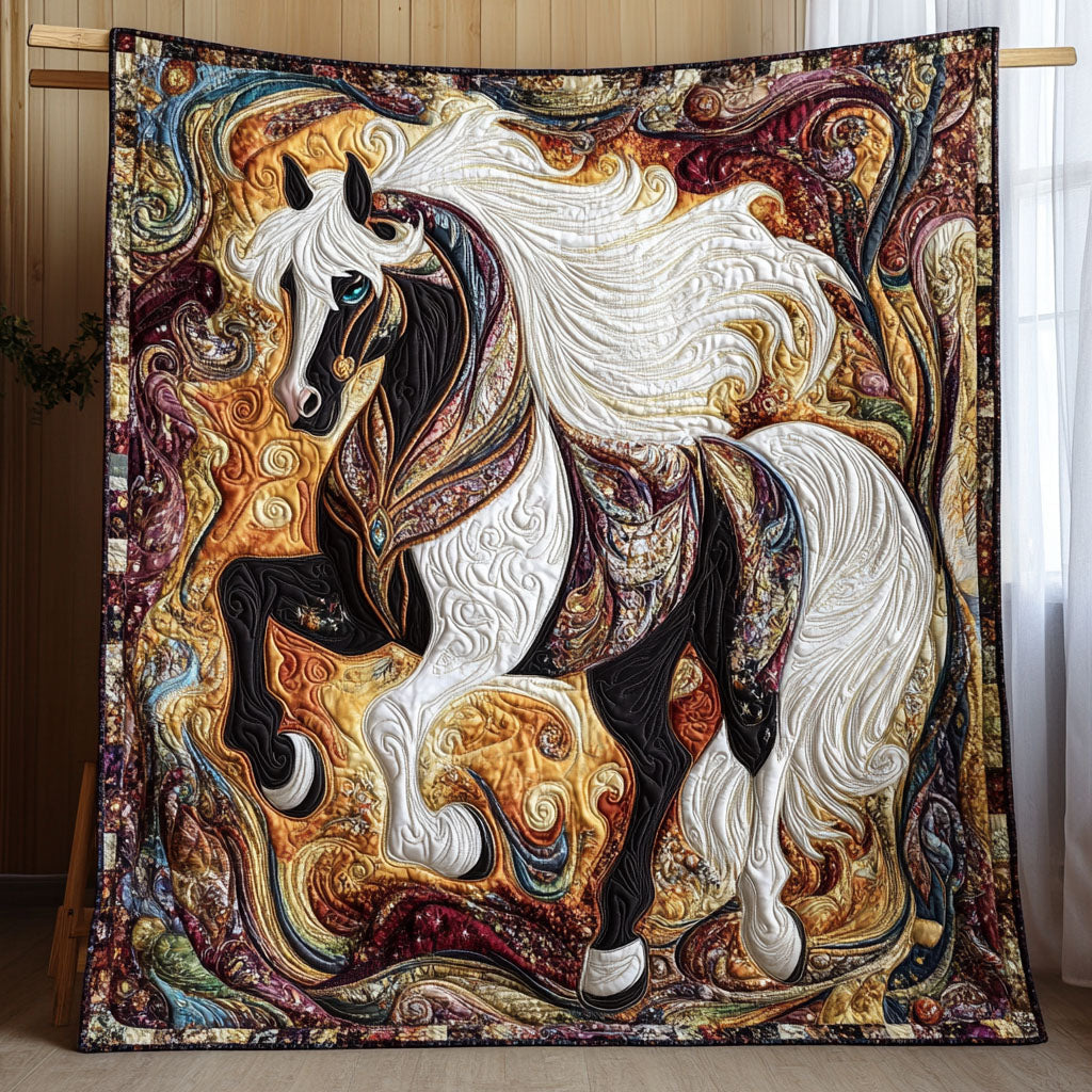 Enchanted Equine Quilted Blanket NCU0PT4363