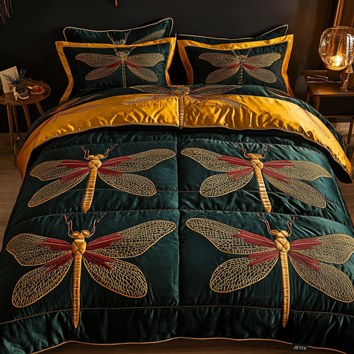 Enchanted Flight 3-Piece Quilted Bedding Set NCU0DK2352